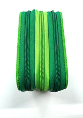 ASTUCCIO 3 ZIP PIENO B.COLOR VERDE/VERDE CHIARO